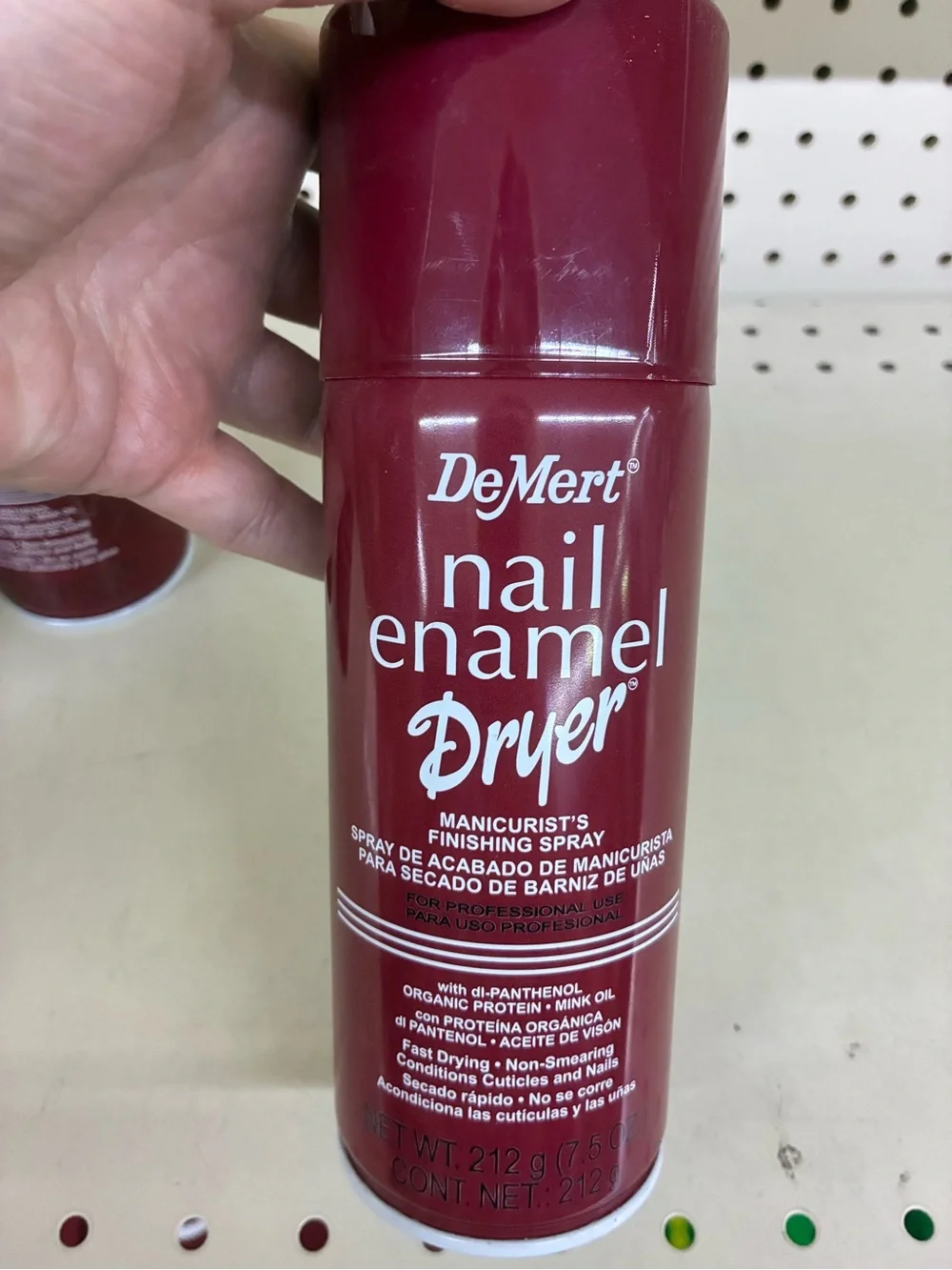 DeMert Nail Enamel Dryer Spray 7.5oz Lot of 3 NOS
